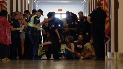 Scores protest GOP Healthcare Bill on Capitol Hill