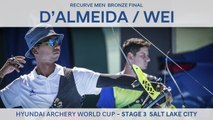 Marcus D'Almeida v Wei Chun-Heng – Recurve Men Bronze Final | Salt Lake City 2017