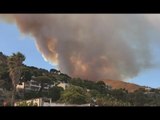 Messina - Incendio pineta in frazioni San Michele e Annunziata (11.07.17)