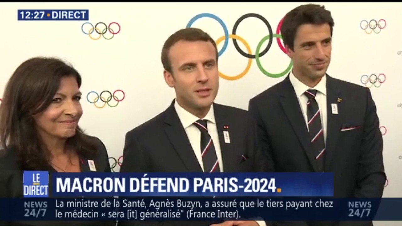 JO: "La France est prête, elle les attend", dit Emmanuel Macron