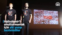 Şehit Halisdemir'i unutturmamak için şiir yazıp bestelediler