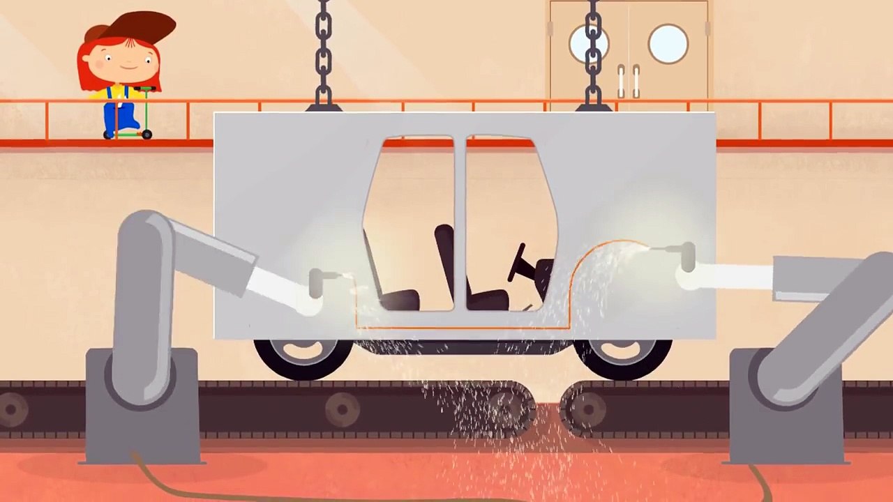 Çizgi film - Doktor Mac Wheelie - Araba fabrikası - Türkçe dublaj alem_dar dailymotion