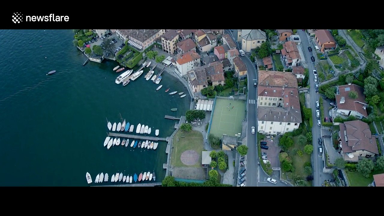 Stunning drone footage of Lake Como, Italy