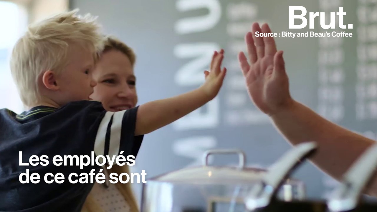 Les employés de ce café sont tous handicapés