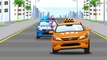 Cars Cartoon - The Police Car and The Tow Truck - Service Vehicles | New Car Story for Kids