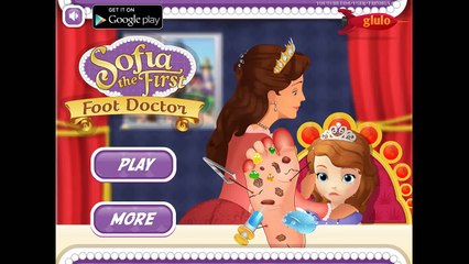 Princesa Sofía el primero pie médico juego médico juego para Niños