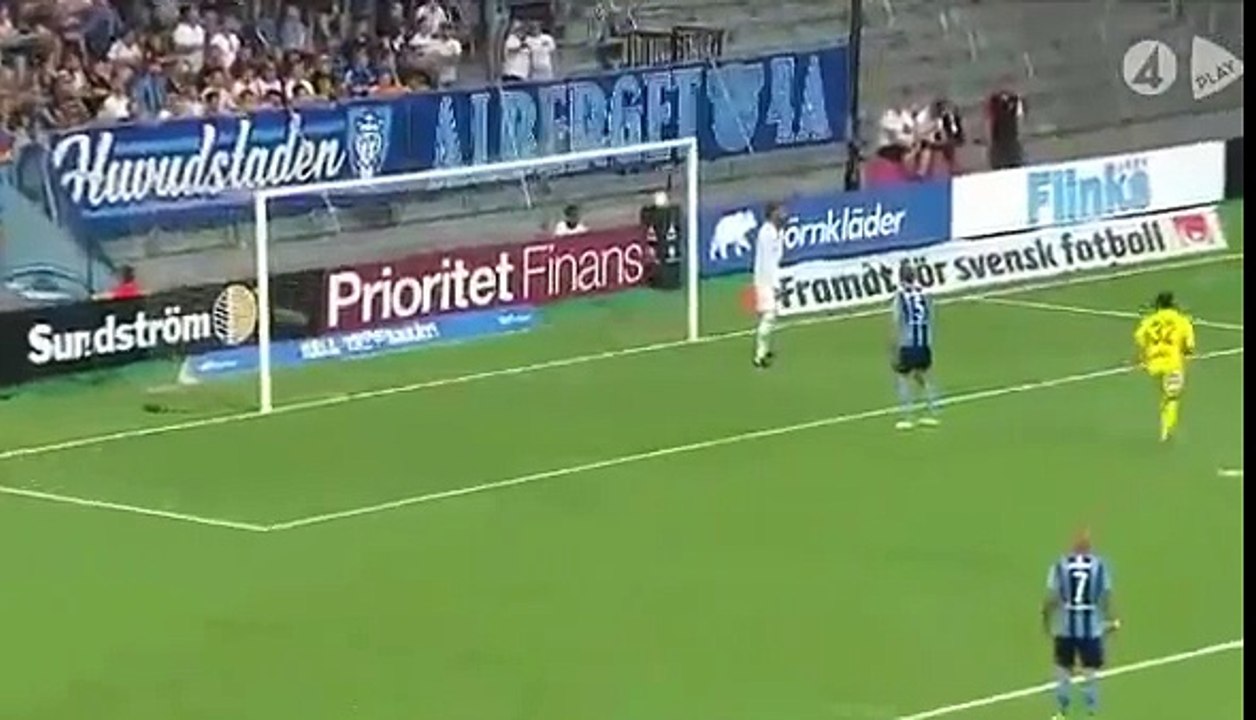 Djurgardens 2:1 Sundsvall (Swedish Allsvenskan 10 Junly 2017)