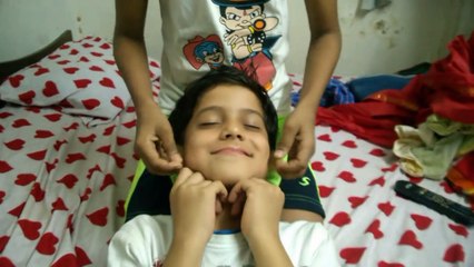 Cute Cousin Head Massage | Part-2 | Cosmic Kid | ASMR