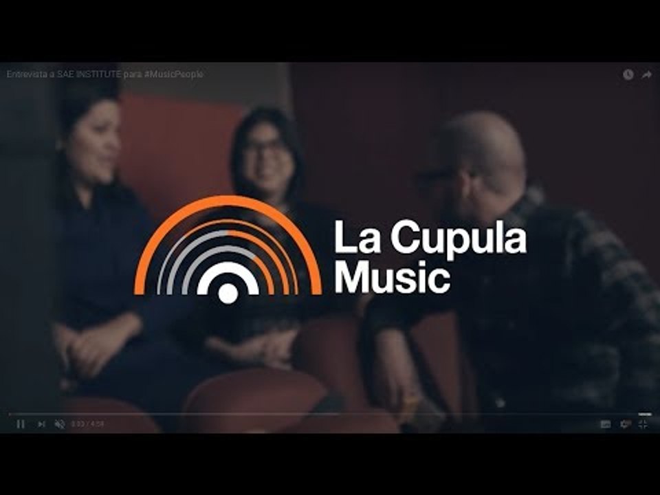 Entrevista a SAE INSTITUTE para #MusicPeople | La Cupula Music