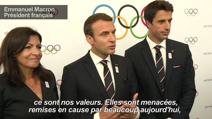 Macron à Lausanne: les valeurs de l'olympisme "sont nos valeurs"