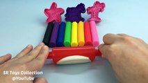Best Learning Colours Videos! Play Doh modelling clay with Cookie Cutters Fun and Creative