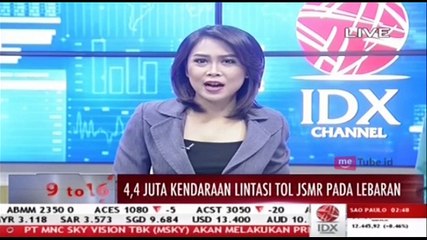 4,4 Juta Kendaraan Lintasi Tol JSMR Pada lebaran 2017