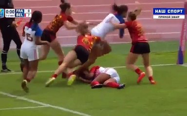 France 7 féminines domine la Belgique en quart de la Cup à Kazan