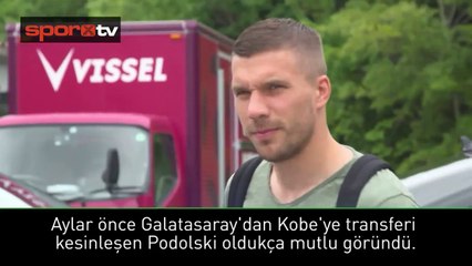 Podolski ilk antrenmanına çıktı
