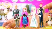 Mini Bonecos FROZEN DA DISNEY - Elsa, Anna, Kristoff, Hans, Olaf e Sven