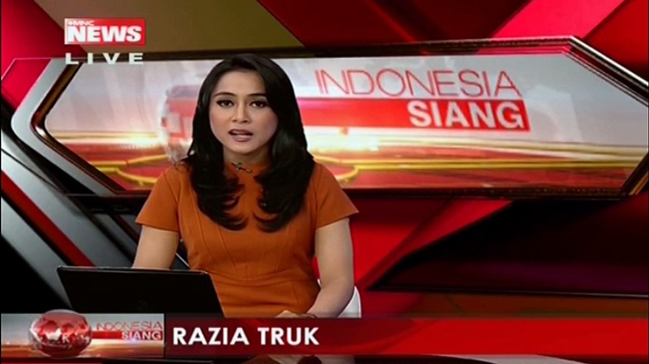 Truk Kelebihan Muatan Dirazia Petugas Gabungan