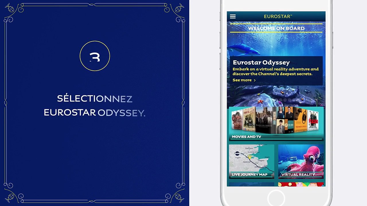AKQA pour Eurostar - «Eurostar Odyssey» - juillet 2017