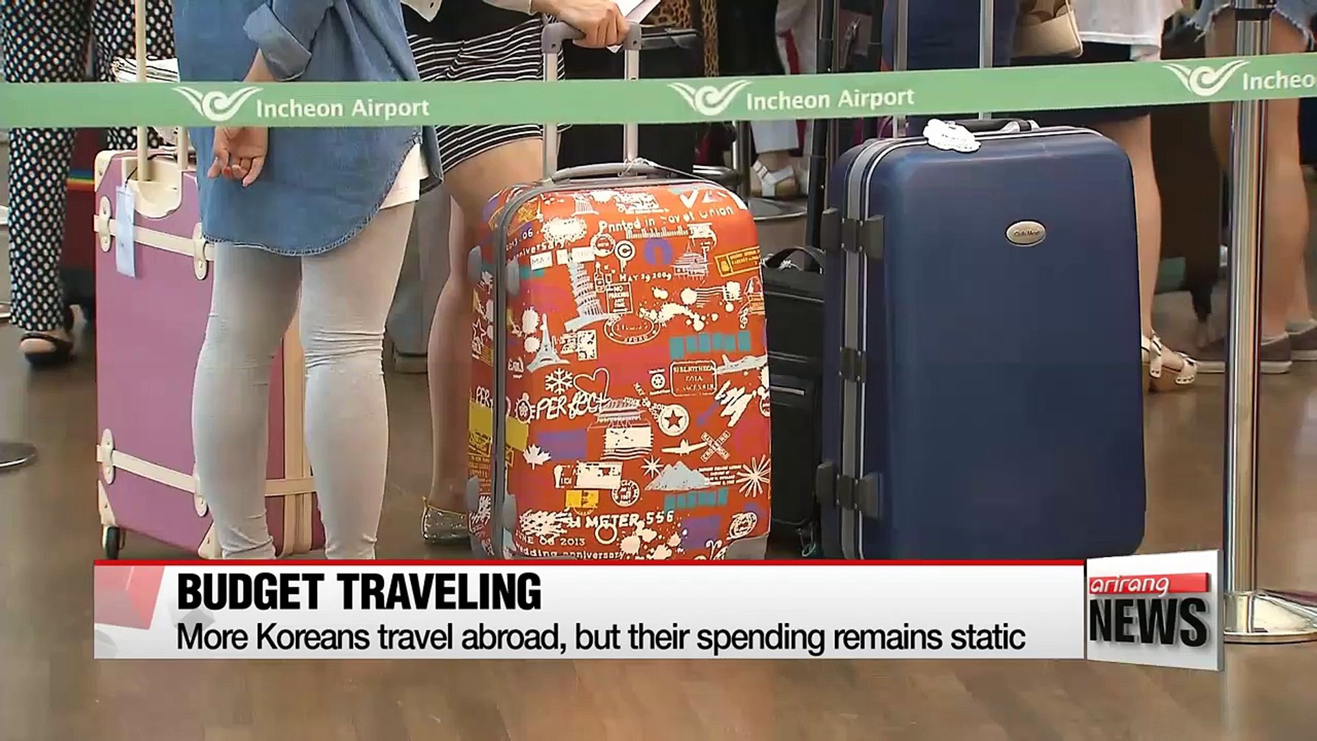 ⁣More Koreans traveling abroad, but spending remains static