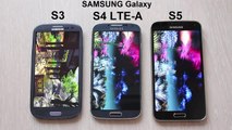 SAMSUNG Galaxy S4 LTE-A vs S5 vs S6 edge AnTuTu Benchmark - Boot test