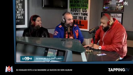 DJ Khaled fête le succès de son album avec des céréales au champagne, l’étonnante vidéo
