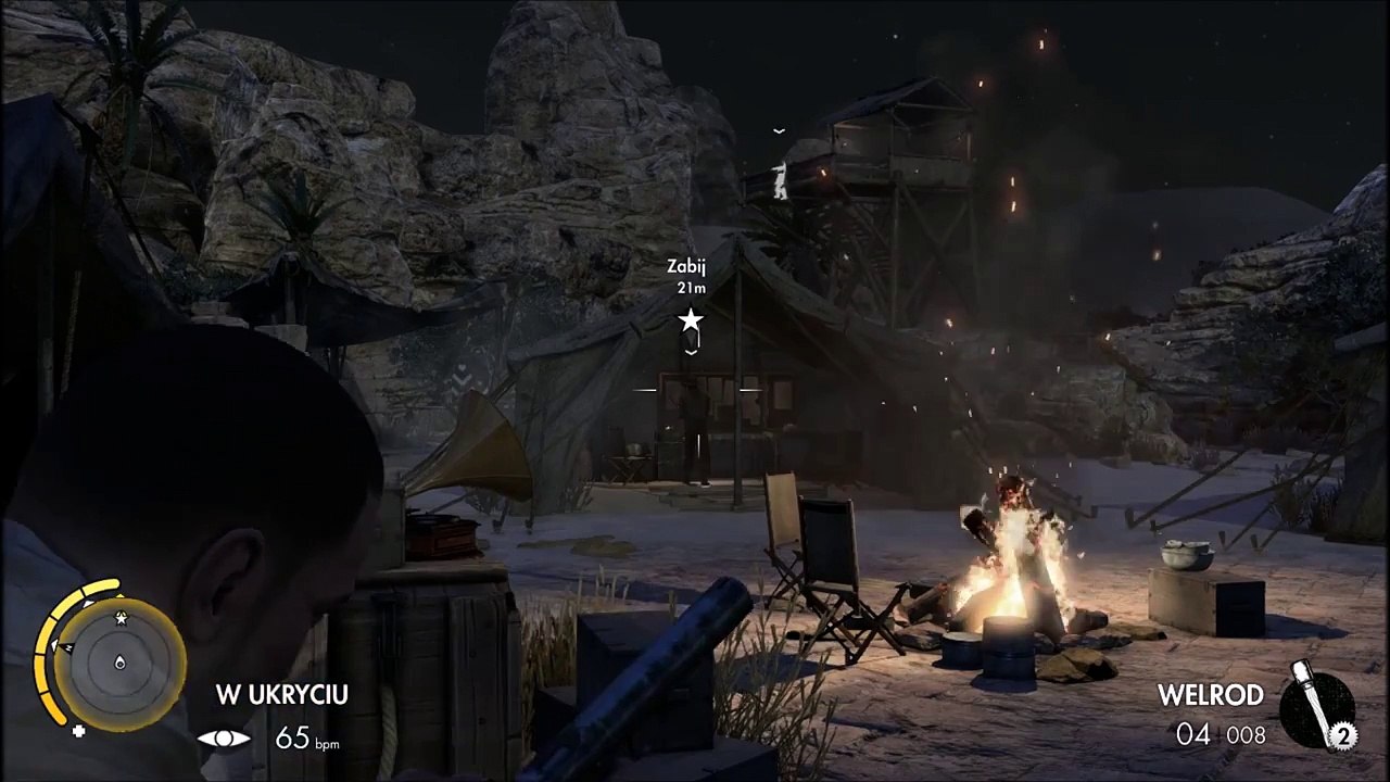 Zagrajmy w Sniper Elite 3: Afrika odc. 2  Gaberoun pod osłoną nocy