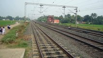 Raging Front Panto GZB WAP-4 Howrah Rajdhani shows wrath - Jan' 2011