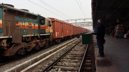 Up Gradient towards Sonpur Bridge-IZN WDG-4 Furious Notching with BCNA !!