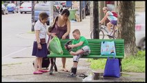 Kid Falls into Puddle Prank - Just For Laughs Gags