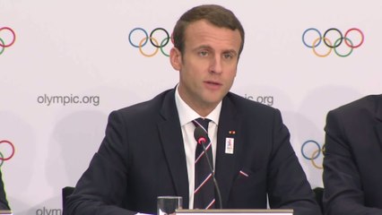 JO - Paris 2024 : Macron «Ce n'est pas un projet inconsidéré»