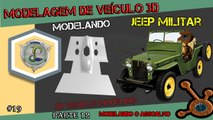 Blender Tutorial Modelagem de Veículo 3D - Modelagem do Carro Jeep Militar parte 12 modelando assoalho
