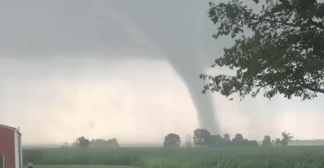 Tornado Sweeps Through Cass County, Indiana