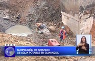 Suspensión de servicio de agua potable en Guayaquil