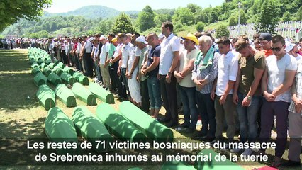 A Srebrenica, 22 ans après, on inhume encore des victimes