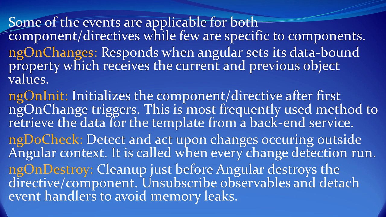 Angular2 Interview Questions and Answers for freshers and experienced– Part 2