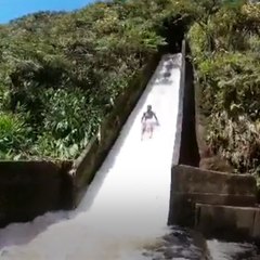 This hidden waterslide in Hawaii is illegal to ride [Mic Archives]