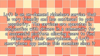 Lyft - What It Is And Its Benefits
