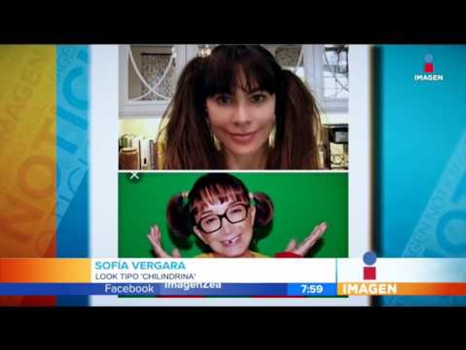 Sofía Vergara copia peinado de la chilindrina | Imagen Noticias con Francisco Zea