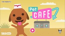 Aplicación café café café para Niños mascota sagú mini