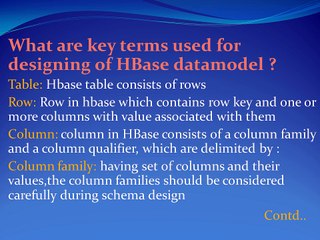 Latest HBase Interview Questions – Part 4