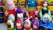 peppa pig kinder surprise eggs play doh mickey mouse violetta 3 frozen spiderman egg