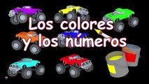Couleurs Avec Camion Citerne Balles Et Voitures Dans La