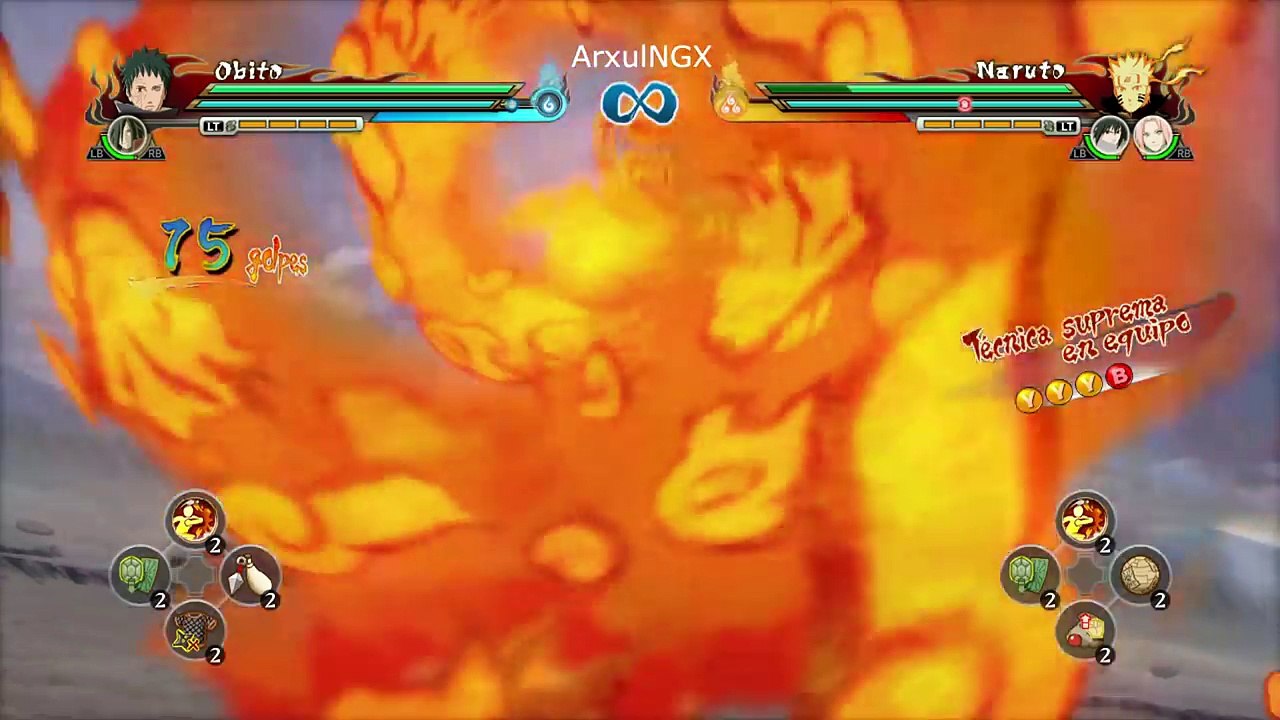 Complet révolution orage naruto tobi moveset