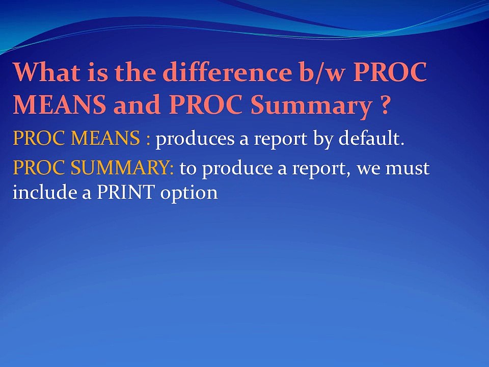 Latest SAS interview Questions and Answers for freshers and experienced– Part 2