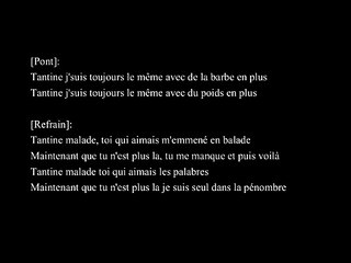 KeBlack - Tantine (Paroles-Lyrics)