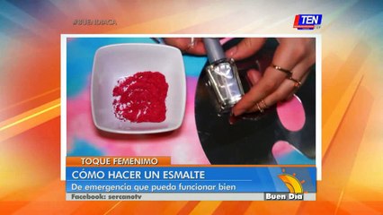 Cómo hacer un esmalte de uñas