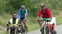 Hautes-Alpes : Les malades de la SLA à l'assaut du col d'Izoard