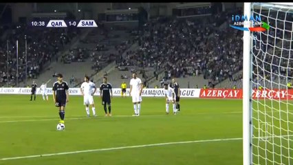 Afran Izmailov Penalty Goal - Qarabag 1-0 FC Samtredia