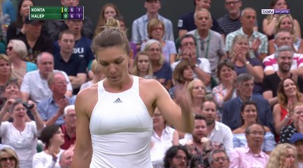 Wimbledon : La défense héroïque d'Halep !