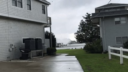 Multiple Waterspouts Dip Into Outer Banks