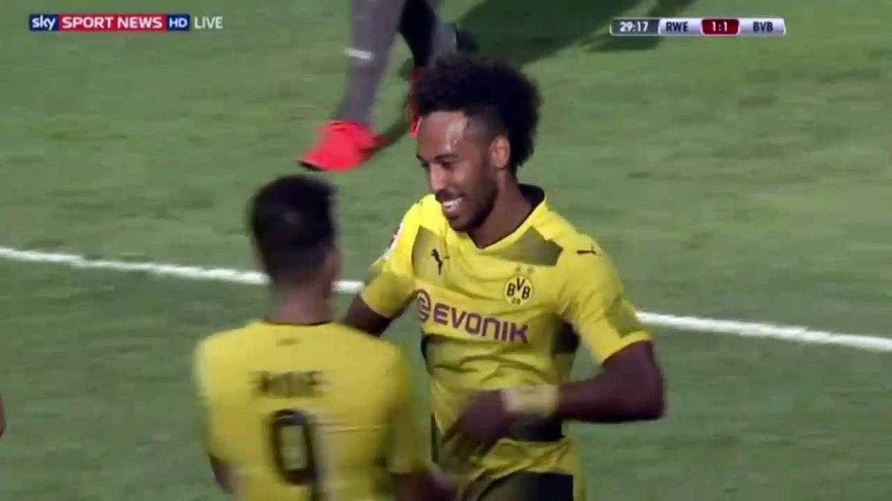 Pierre-Emerick Aubameyang Goal HD - Essen 1-1 Borussia Dortmund 11.07.2017